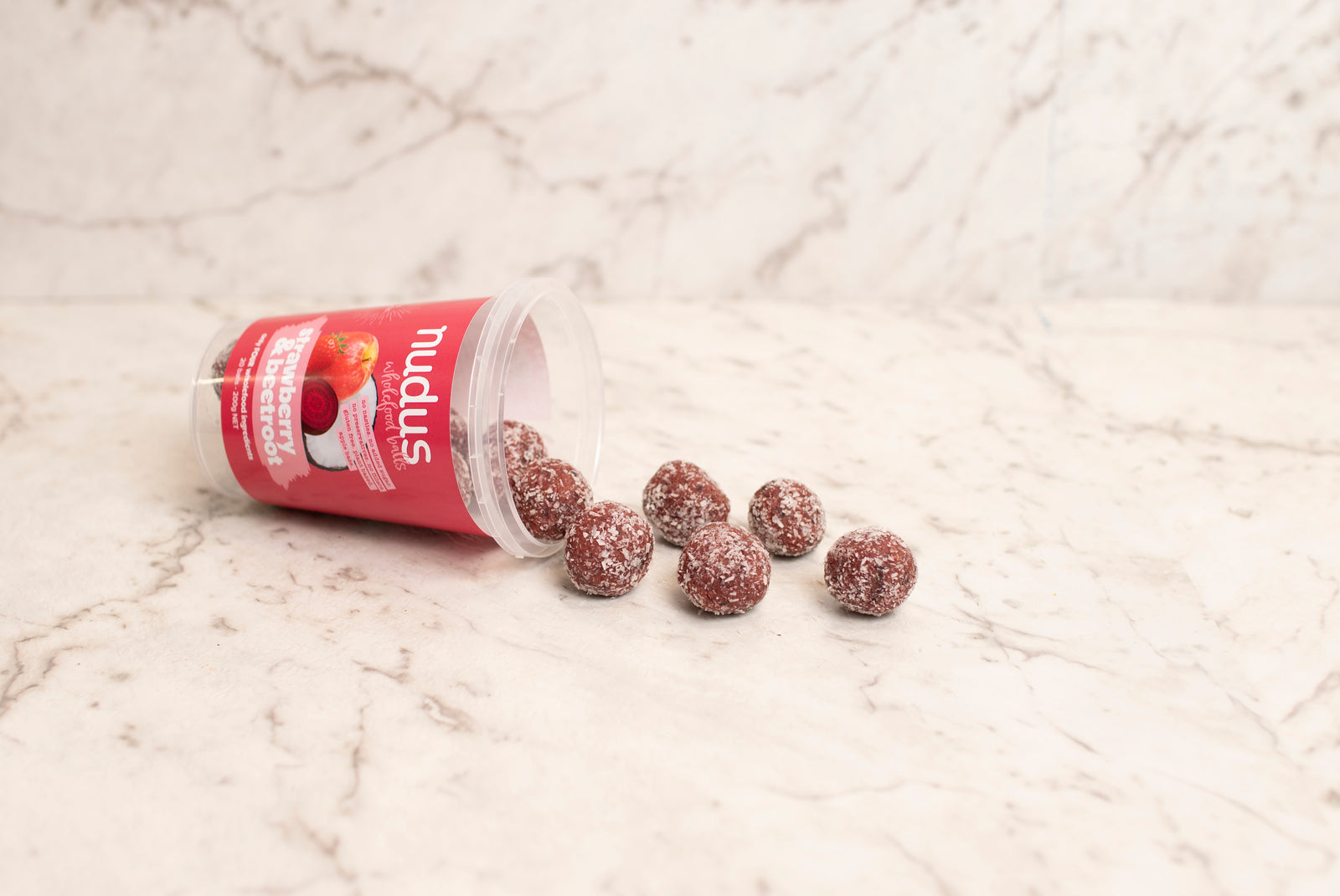 Nudus Strawberry and Beetroot Balls 200g