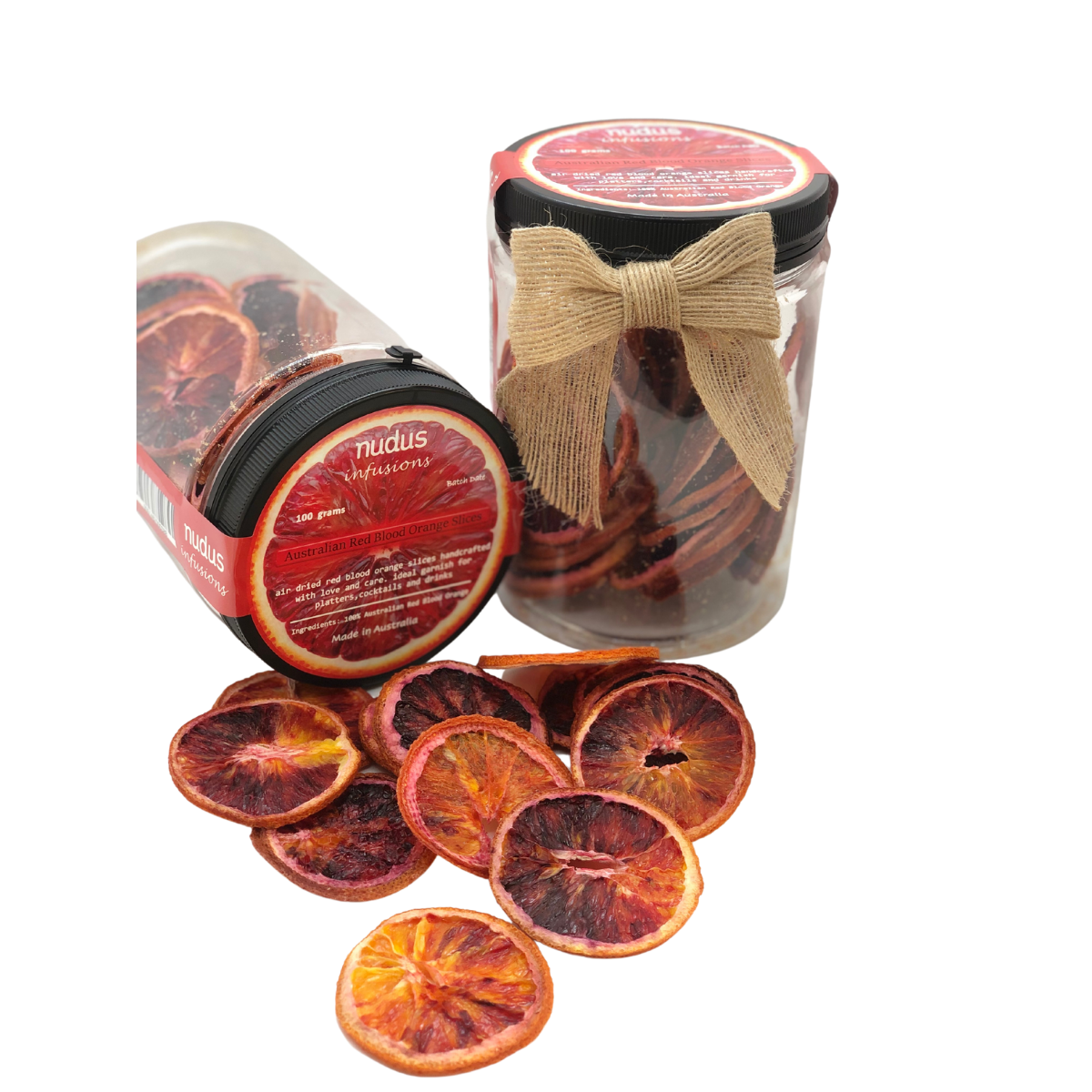 Australian Dried Blood Orange Infusion Slices 100g