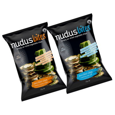 Zucchini Chips Mixed Box - 12 Packs ($3.49 / 25g Pack)
