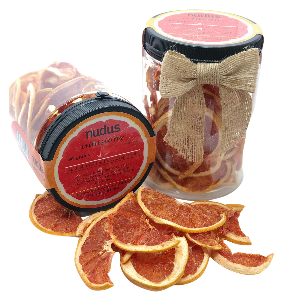 Australian Dried Ruby Grapefruit Infusion Slices 80g