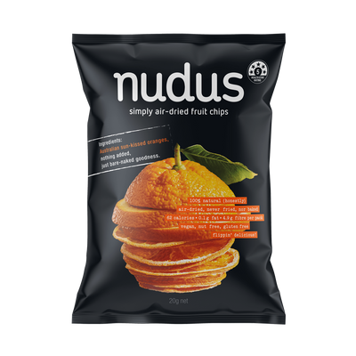 orange fruit chips - 12 bags ($2.75 / 20g bag)