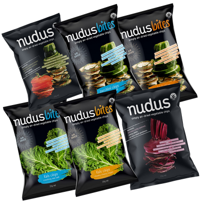 Mixed Vegetable Chips Box - 12 bags ($3.58 / 20g bag)